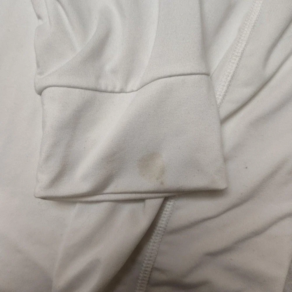 Polo Ralph Lauren Pullover‎ Mens XL White US Open Golf Mock Neck 1/4 Zip Tennis